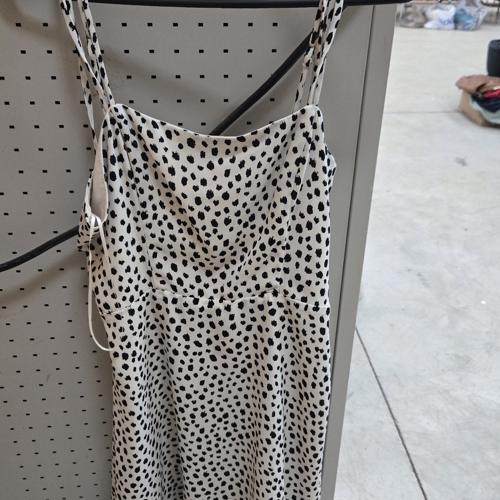 Black and White Polka Dot Dress